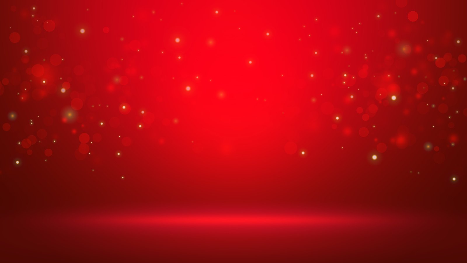 Empty dark red room with gradient red background and Abstract bo